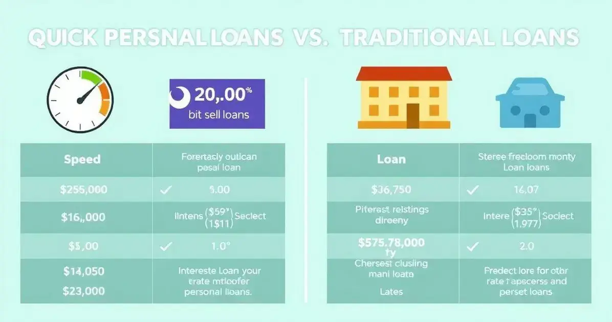Quick Personal Loans vs. Traditional Loans